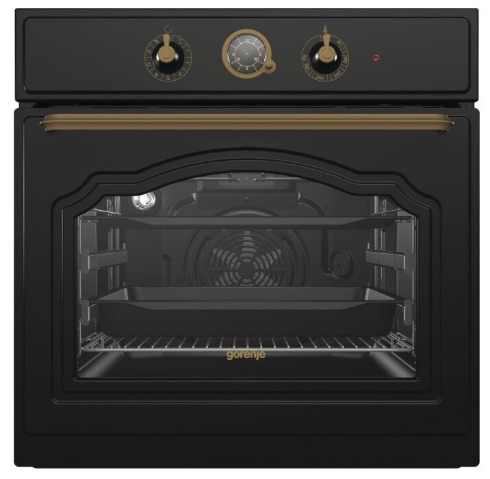 Духовой шкаф электрический Gorenje Gorenje Classico BOS67371CLB, черный (740240)