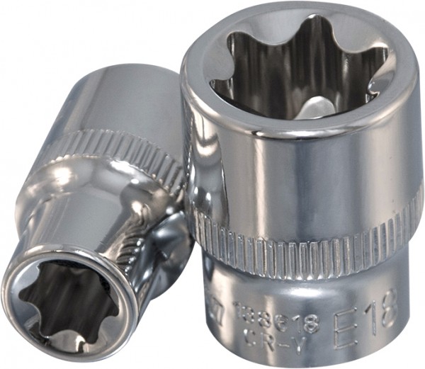 Головка торцевая Ombra 138610, шестигранная, 3/8', TORX E10, высота 28мм (138610)