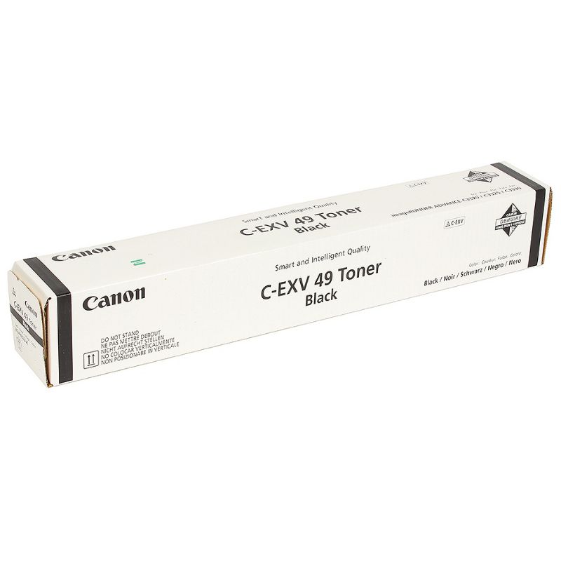 Картридж лазерный Canon C-EXV49Bk/8524B002, черный, 36000 страниц, оригинальный для Canon imageRUNNER ADVANCE С33XX, C35XX, DX C37XX