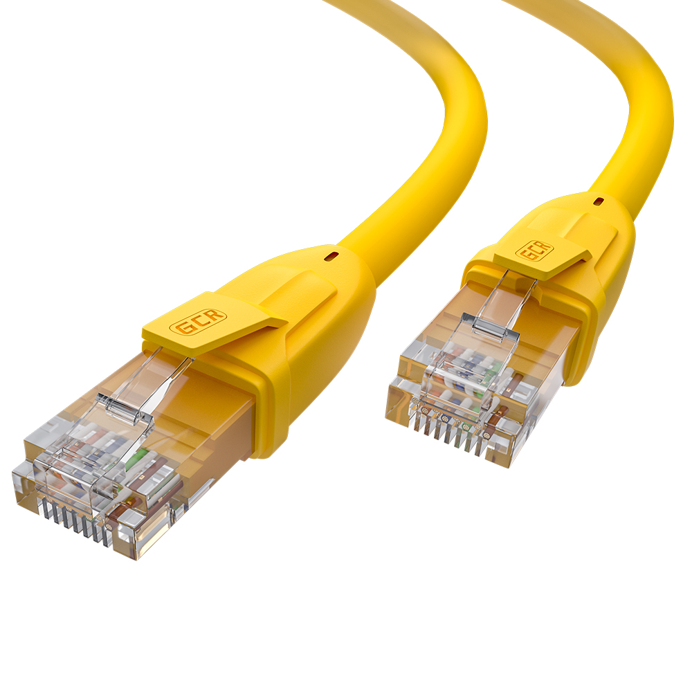 Патч-корд UTP кат.6, 20м, RJ45-RJ45, зеленый, GCR GCR-LNC610 (GCR-52394)