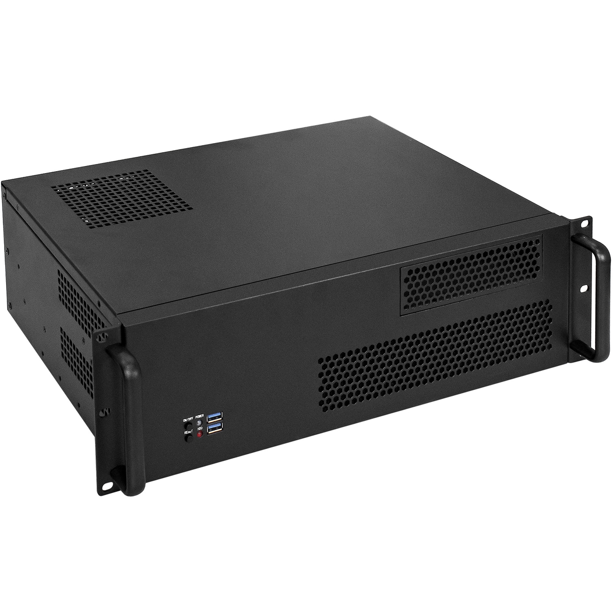 Корпус Exegate Pro 3U330-02/900PPH-SE, ATX, 3U RM, 1x900 Вт, черный (EX293670RUS)