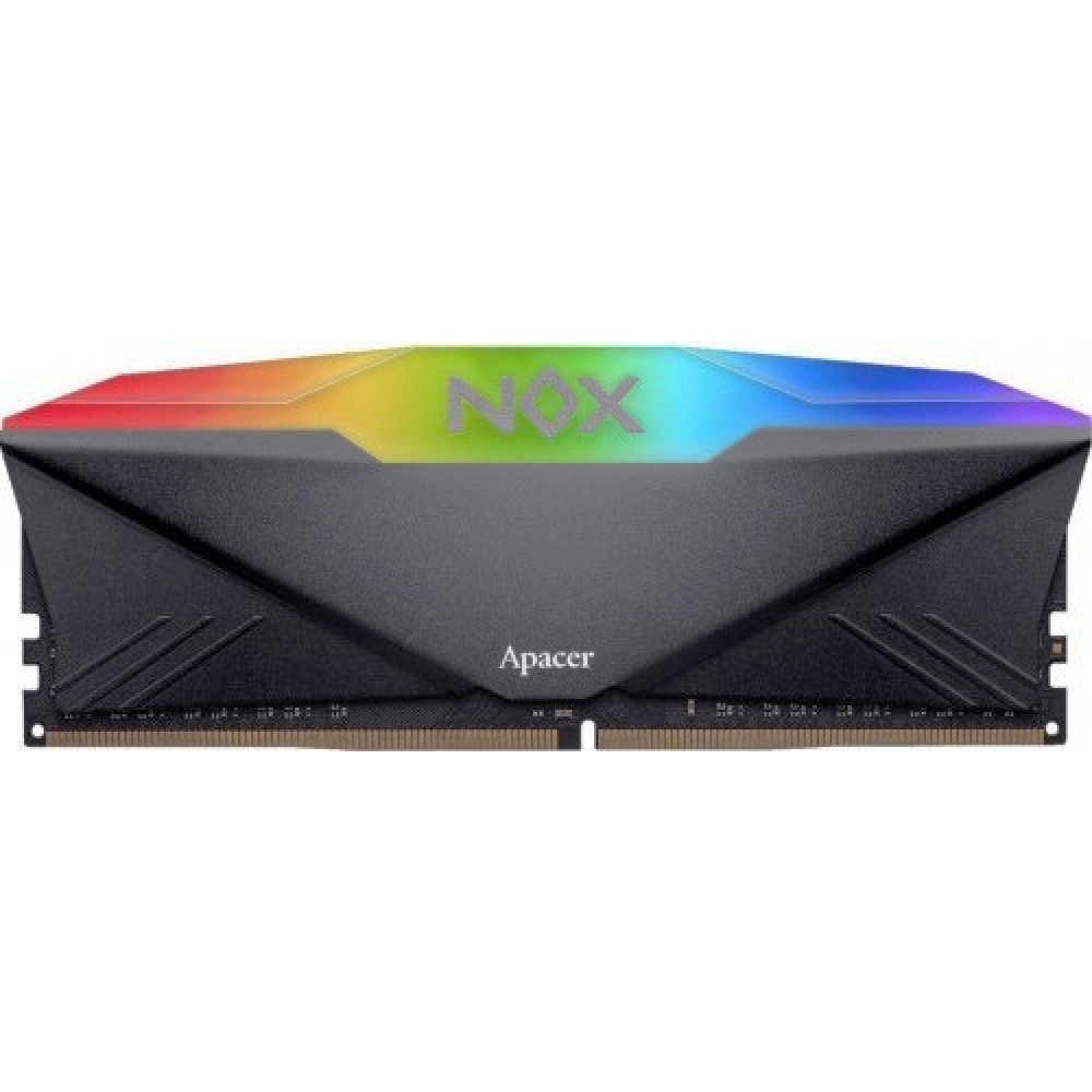 Память DDR4 DIMM 8Gb, 3200MHz, CL16, 1.35 В, Apacer, NOX RGB (AH4U08G32C28YNBAA-1)