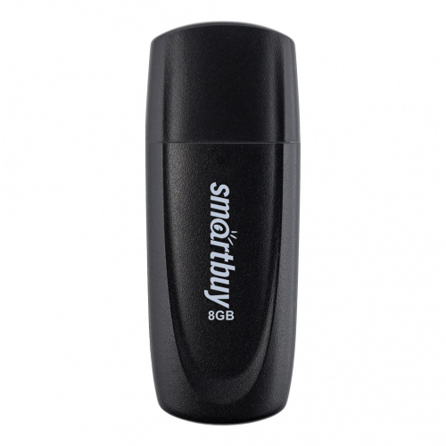 Флешка 8Gb USB 2.0 SmartBuy Scout SB008GB2SCK, черный (SB008GB2SCK)