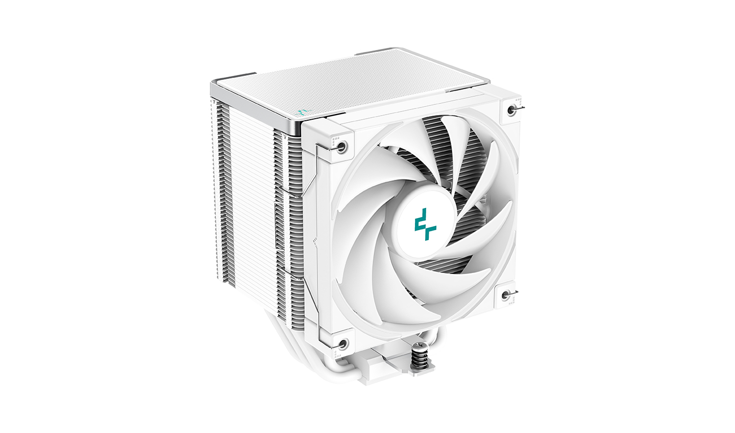 Кулер для процессора DeepCool AK500 WH для Socket/115x/1200/1700/1851/2011/2011-3/2066/AM4/AM5, 120 мм, 1850rpm, 31.5 дБА, 240 Вт, 4-pin PWM, Al+Cu (R-AK500-WHNNMT-G)