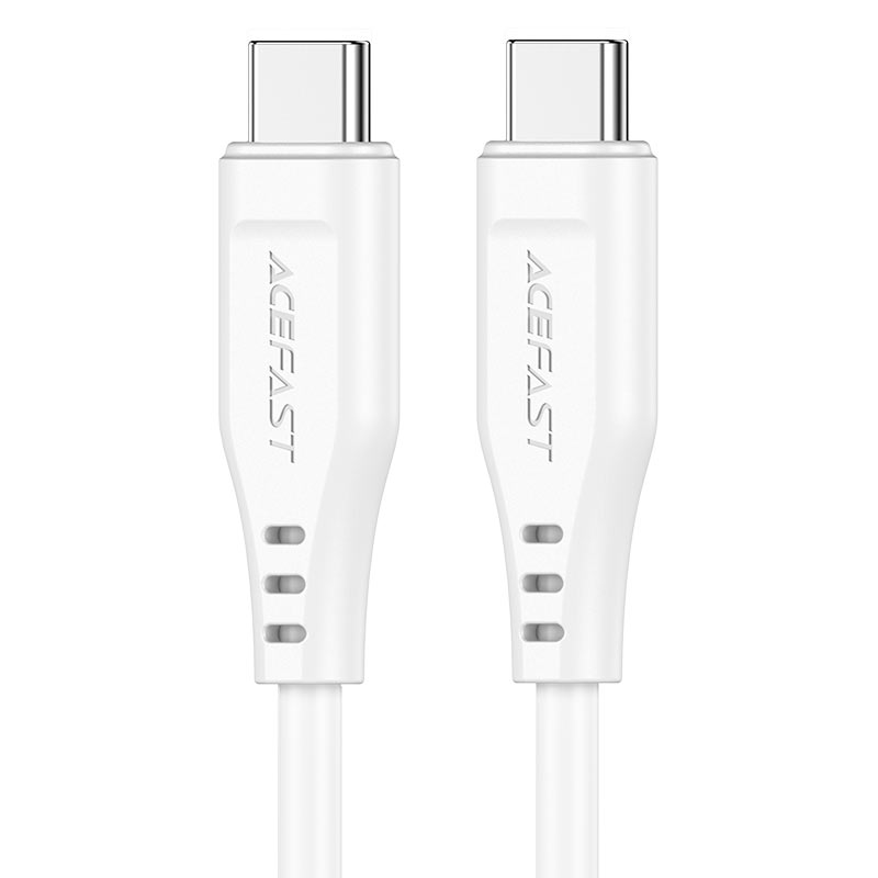Кабель USB Type-C-USB Type-C, быстрая зарядка, 3A 1.2м, белый ACEFAST C3-03 (AF-C3-03-WH)