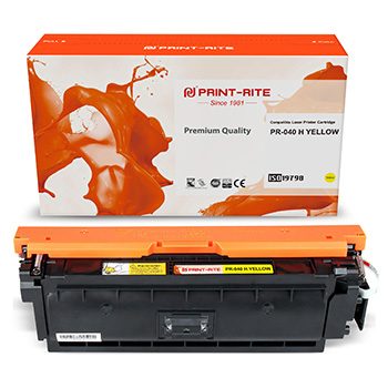 Картридж лазерный Print-Rite PR-040 H YELLOW (040HY/0455C001), желтый, 10000 страниц, совместимый для LBP 710CX/LBP 712CX
