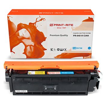 Картридж лазерный Print-Rite PR-040 H CIAN (040HC/0459C001), голубой, 10000 страниц, совместимый для LBP 712CX/LBP 710CX