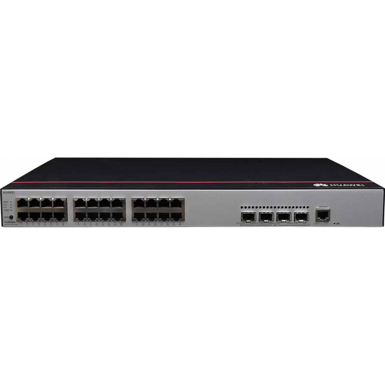 Коммутатор Huawei CloudEngine S5735-L24P4X-A1, управляемый, кол-во портов: 24x1 Гбит/с, кол-во SFP/uplink: SFP+ 4x10 Гбит/с, установка в стойку, PoE: 24x30 Вт (макс. 380 Вт) (98011318-SET1)