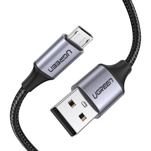 Кабель USB-Micro USB, быстрая зарядка, 2A 1.5 м, черный UGREEN US290 (60147)