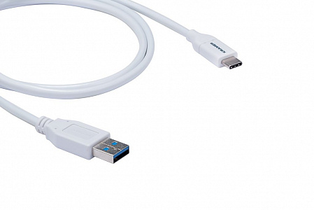 Кабель USB-USB Type-C 1.8 м, белый Kramer C-USB/CA-6 (96-02357206)