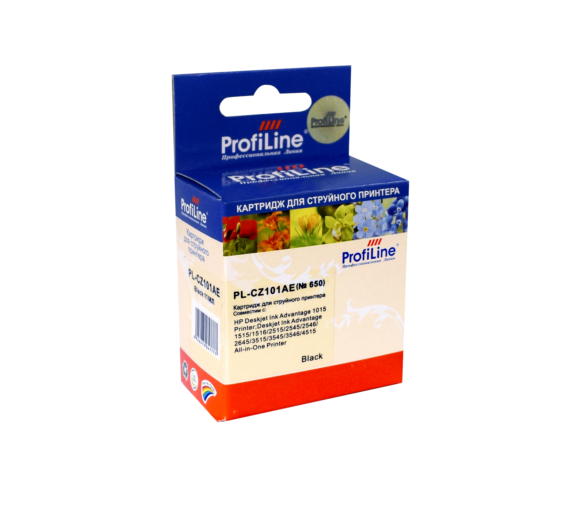 Картридж ProfiLine PL-CZ101AE-Bk №650 для DeskJet IA 2515/2516, черный
