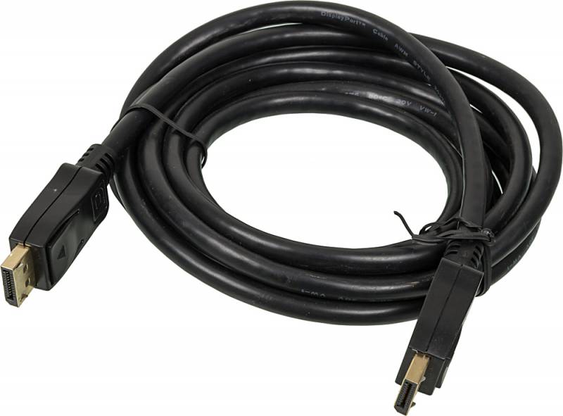 Кабель DisplayPort(20M)-DisplayPort(20M), 3 м, черный Ningbo (6928431201930)