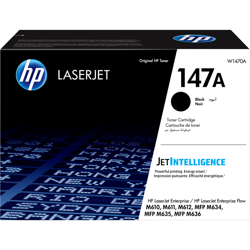 Картридж лазерный HP 147A/W1470A, черный, 10500 страниц, оригинальный для HP LJ Enterprise M611DN/M612DN