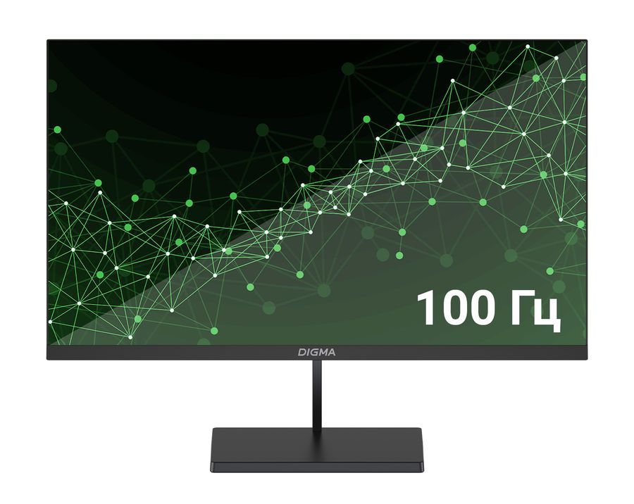  Монитор 23.8 Digma Progress 24P501F IPS, 1920x1080 (16:9), 250кд/м2, 100 Гц, 5 мс, 178°/178°, VGA, HDMI, DisplayPort, черный (DM24SB01)