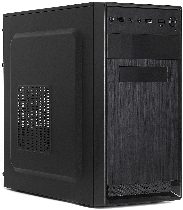 Корпус CROWN CMC-4223, mATX, Mini-Tower, черный, без БП (CMC-4223)