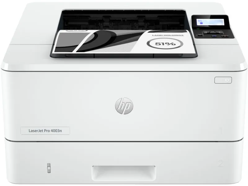 Принтер лазерный HP LaserJet Pro 4003n , A4, ч/б, 31 стр/мин (A4 ч/б), 1200x1200 dpi, сетевой, USB, белый (2Z611A)