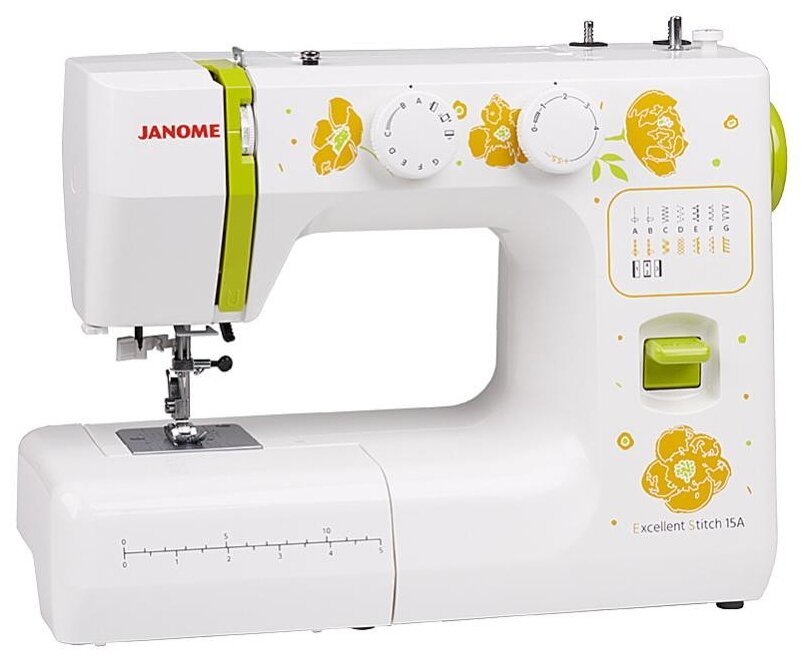 Швейная машина Janome EXCELLENT STITCH 15A, белый (EXCELLENT STITCH 15A)