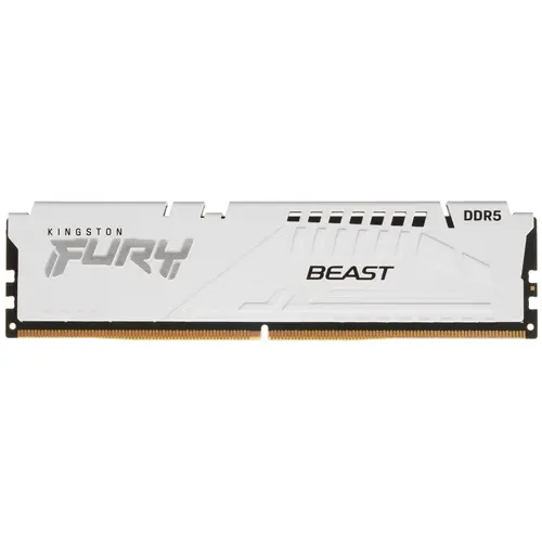 Память DDR5 DIMM 32Gb, 6000MHz, CL40, 1.35V, Kingston, FURY Beast White EXPO (KF560C36BWE-32) Retail