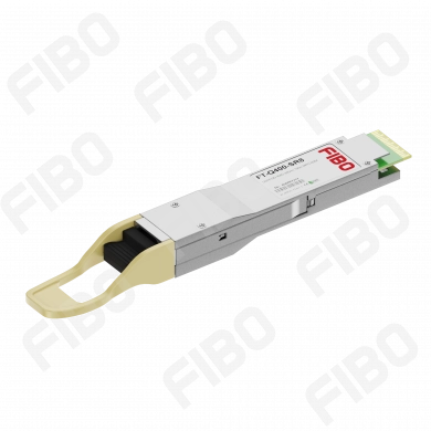 Модуль QSFP-DD FIBO, 100 м, MPO/MTP, Tx:850 нм, 400 Гбит/с, одинарный, DDM (FT-Q400-SR8)