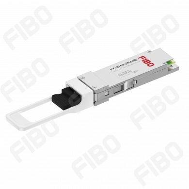 Модуль QSFP28 FIBO, 80 км, LC, 100 Гбит/с, SM, двойной, DDM (FT-Q100-ZR4-80)