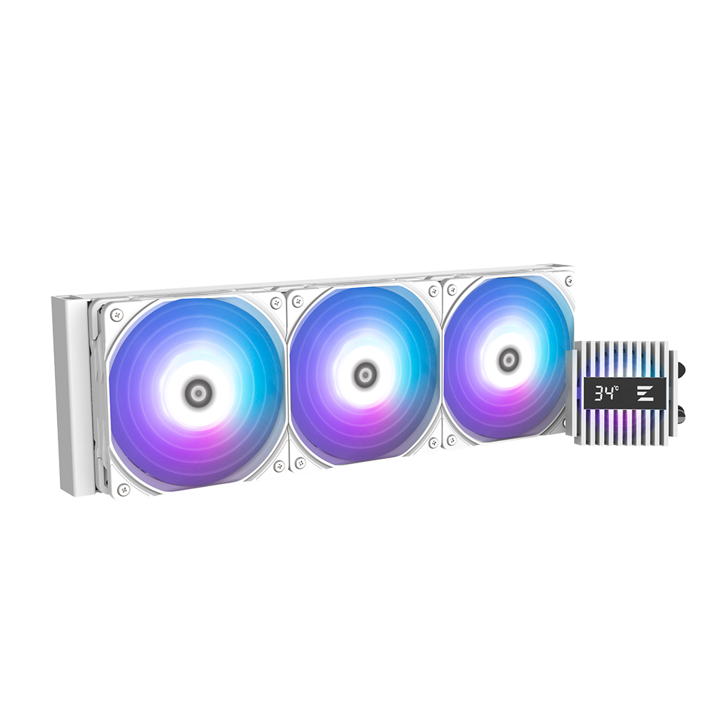 Жидкостное охлаждение Zalman ALPHA2 A36 White для Socket 115x/1200/1700/1851/AM5/AM4, 320 Вт, 3x120 мм, ARGB, белый