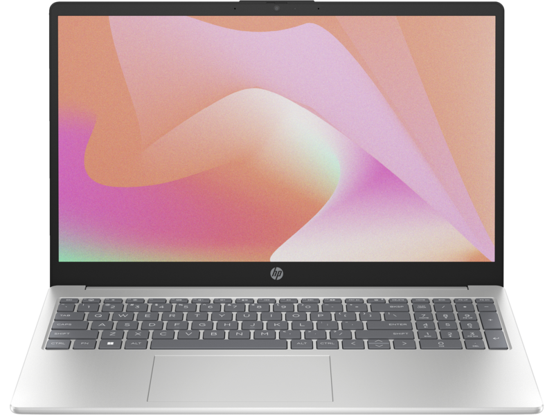 Ноутбук HP 15-fc0003nia 15.6 IPS 1920x1080, AMD Ryzen 5 7520U 2.8 ГГц, 8Gb RAM, 512Gb SSD, без OC, серебристый (7K2M6EA)