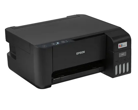 Струйные МФУ  E2E4 МФУ струйный Epson L3211, A4, цветной, 10 стр/мин (A4 ч/б), 5 стр/мин (A4 цв.), 5760x1440dpi, СНПЧ, USB, черный (C11CJ68406)