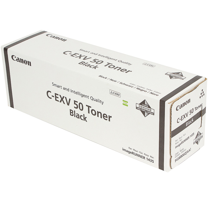 Картридж лазерный Canon C-EXV50/9436B002, черный, 17600 страниц, оригинальный для Canon IR1435 / 1435i / 1435iF