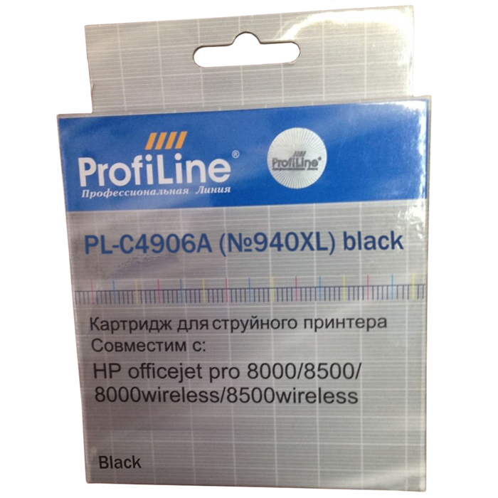 Картридж ProfiLine PL-C4906A №940XL для Officejet Pro 8000/8500, черный пигмент