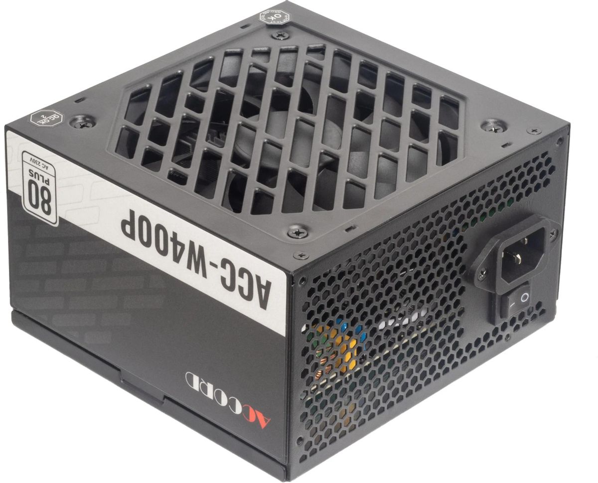 Блок питания 400 Вт ATX ACCORD ACC-W400P, 120 мм, 80 Plus, Bulk (OEM) (ACC-W400P)