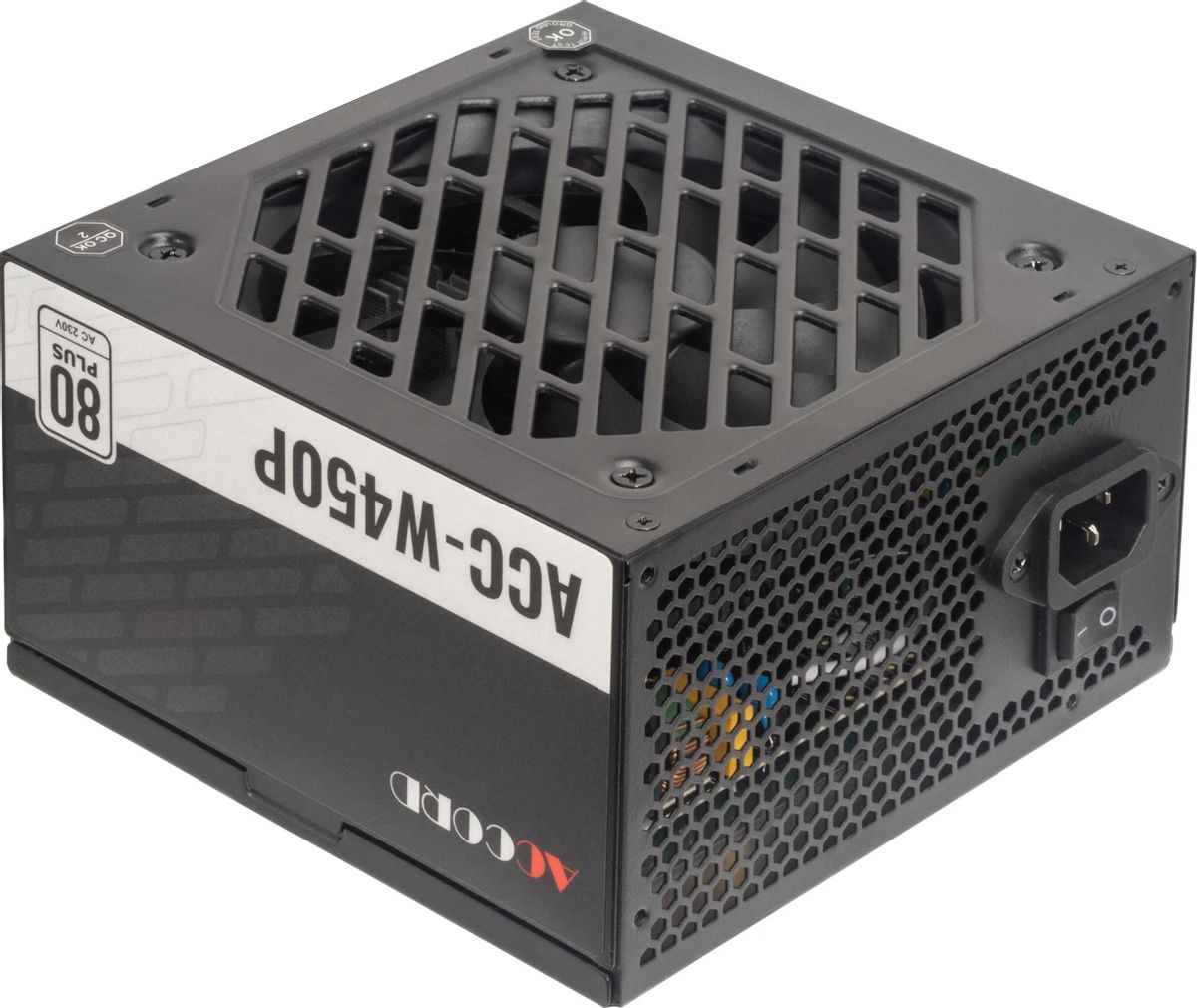 Блок питания 450 Вт ATX ACCORD ACC-W450P, 120 мм, 80 Plus, Bulk (OEM) (ACC-W450P)