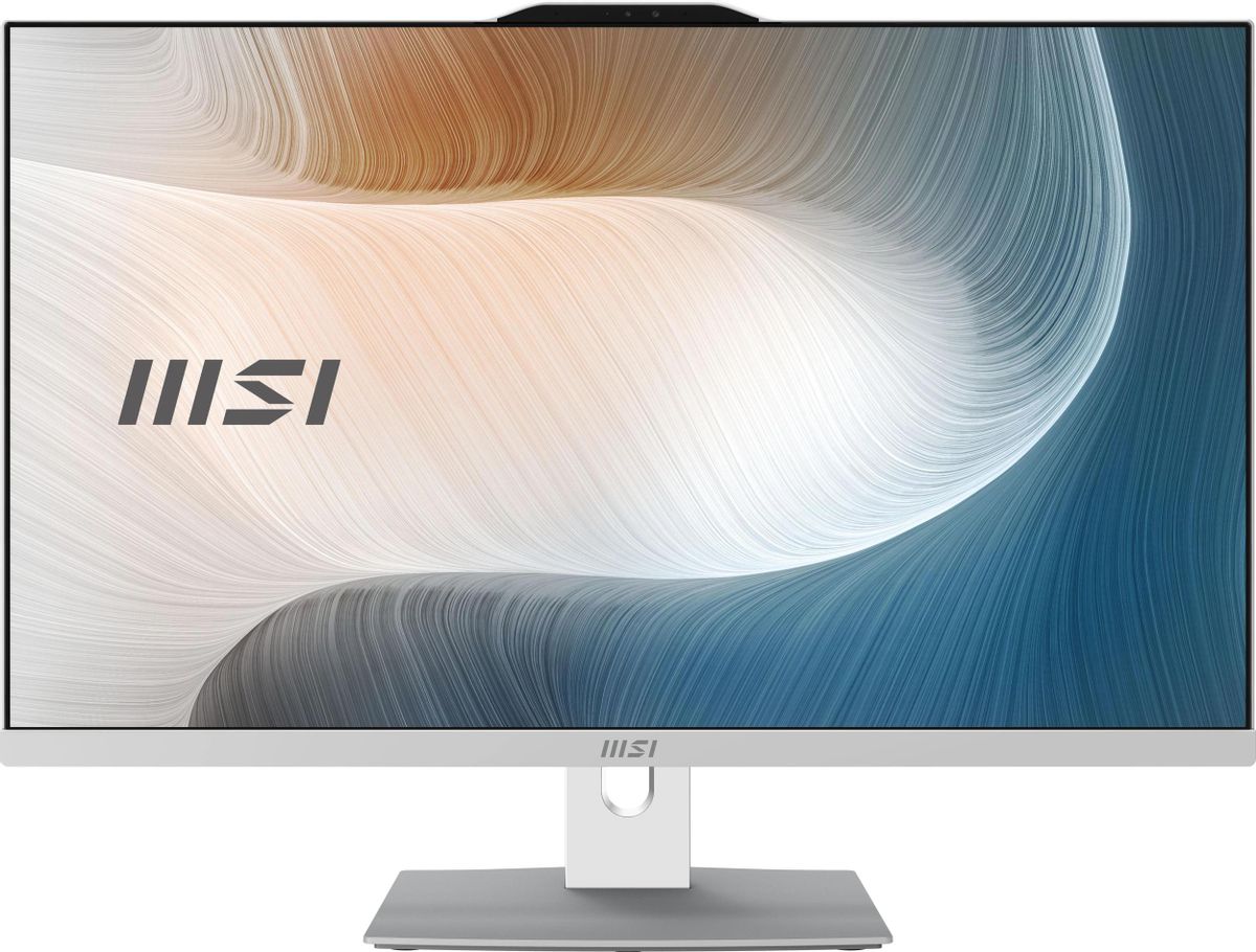 Моноблок MSI Modern AM272P 12M-404XRU 27 1920x1080, Intel Core i3-100U 1.2 ГГц, 16Gb RAM, 512Gb SSD, WiFi, BT, Cam, без ОС, белый, клавиатура, мышь (9S6-AF8232-676)