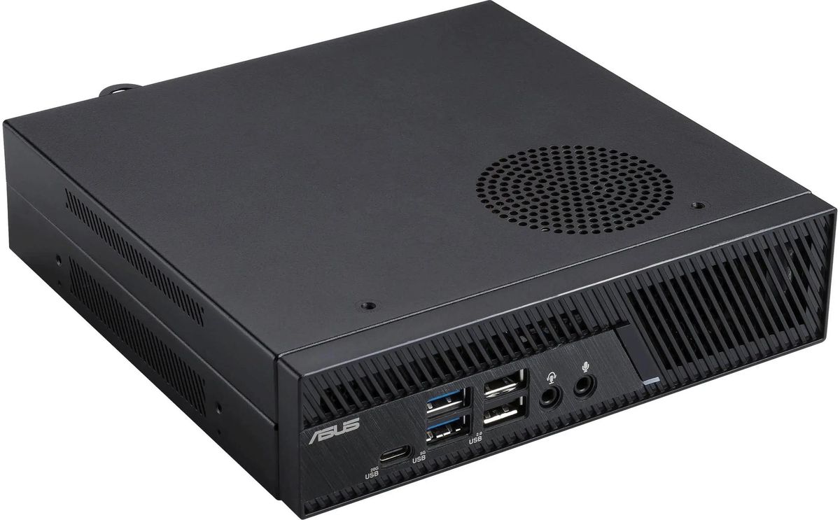   E2E4 Неттоп-платформа ASUS PB63-B-BC051MD , Intel Celeron G6900 3.5 ГГц 2xDDR5 SODIMM, WiFi, BT, черный (90MR0121-M001L0)
