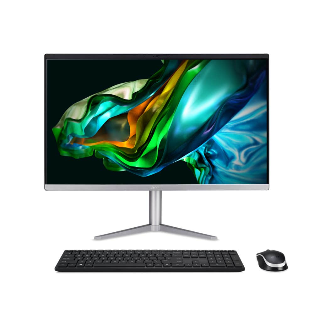 Моноблок Acer C24-1300 23.8 1920x1080, AMD Ryzen 5 7520U 2.8 ГГц, 8Gb RAM, 512Gb SSD, WiFi, BT, Cam, без ОС, черный, клавиатура, мышь (DQ.BL0CD.00A)