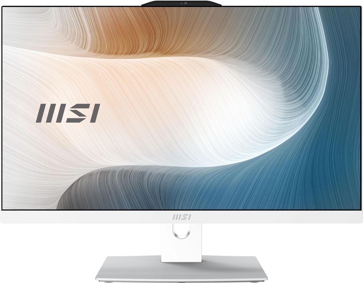 Моноблок MSI Modern AM242P 1M-1023XRU 23.8 1920x1080, Intel Core i5-120U 1.4 ГГц, 16Gb RAM, 1Tb HDD, 256Gb SSD, Intel UHD Graphics, WiFi, BT, Cam, без ОС, белый, клавиатура, мышь (9S6-AE0722-1023)