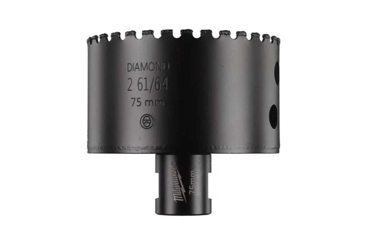 Коронка сегментированная Milwaukee Diamond MAX ⌀ 7.5 см, хвостовик: М14, алмазная, керамика, камень, чугун, стекловолокно (4932478286)
