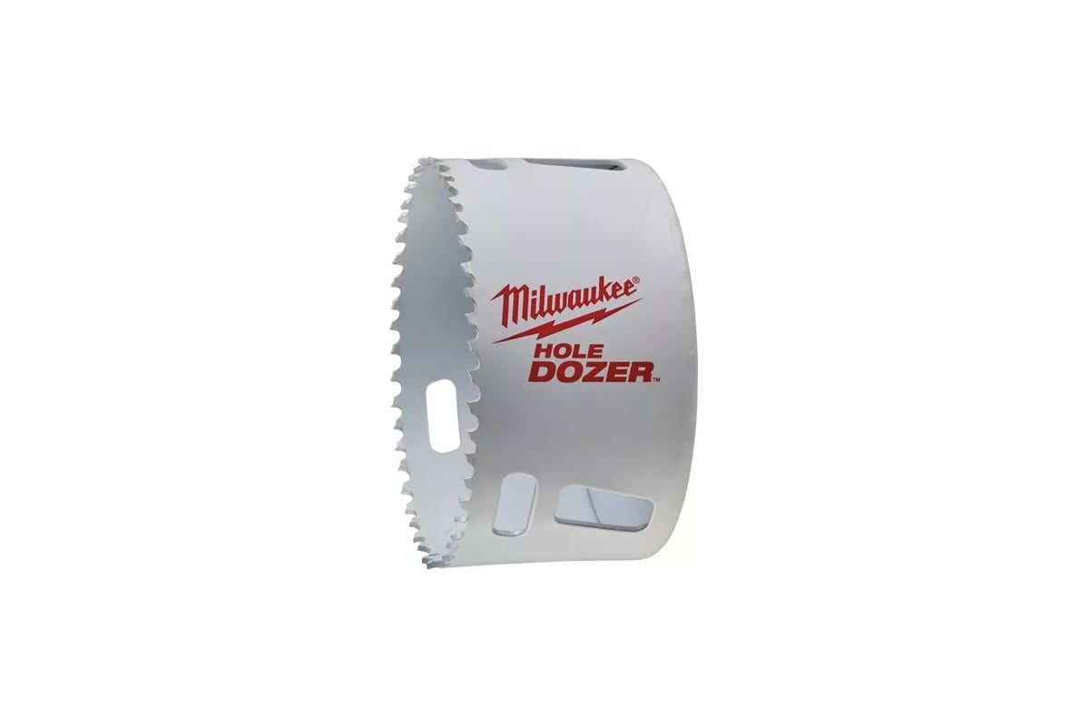 Коронка Milwaukee Hole Dozer ⌀ 8.9 см, хвостовик: 5/8 дюйма, Bi METALL, нержавеющая сталь; кислостойкая сталь; чугун; дерево; гипсокартон; ПВХ; цветные металлы; алюминий; МДФ; сэндвич-панели (49560193)