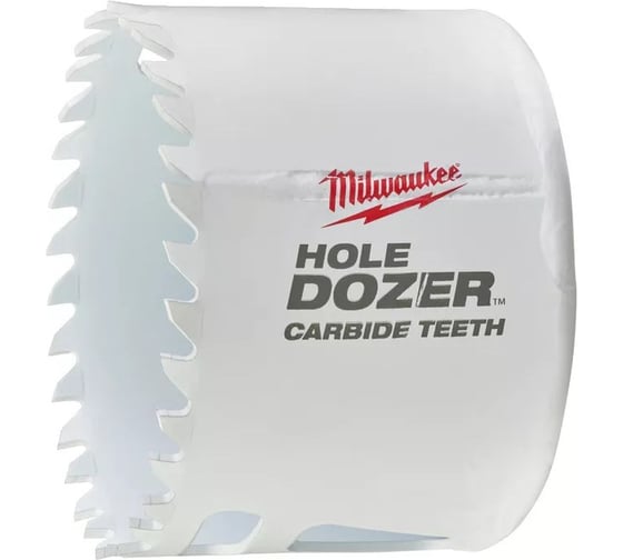 Коронка Milwaukee HOLE DOZER CARBIDE ⌀ 7 см, хвостовик: 5/8 дюйма, Bi METALL, керамическая плитка, чугун, нержавейка, алюминий, сталь, композитные материалы (49560731)