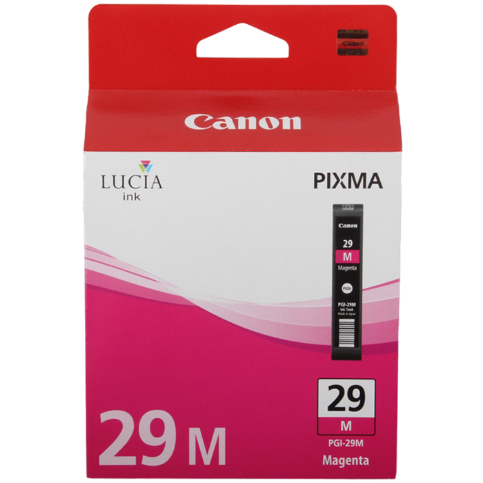 Картридж струйный Canon PGI-29M (4874B001), пурпурный, оригинальный, ресурс 281 страниц для Canon Canon PIXMA-PRO-1