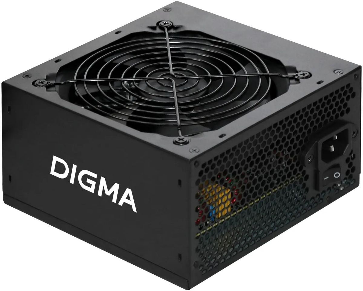 Блок питания 600 Вт ATX Digma DPSU-600W, 120 мм, Retail (DPSU-600W)