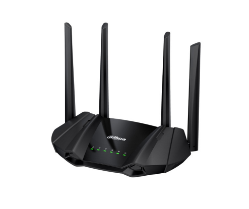  Wi-Fi роутер Dahua AX15M, 802.11a/b/g/n/ac/ax, 2.4 / 5 ГГц, до 1.5 Гбит/с, LAN 2x1 Гбит/с, WAN 1x1 Гбит/с, внешних антенн: 4x5 дБи (DH-AX15M)