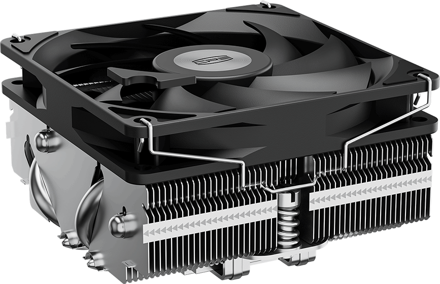 Кулер для процессора PCcooler RC400-53 для Socket/115x/1200/1700/1851/AM4/AM5, 92 мм, 2700rpm, 31.2 дБА, 125 Вт, 4-pin PWM, Al+Cu (RC400-53)