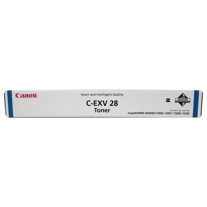 Картридж лазерный Canon C-EXV28C/2793B002, голубой, 38000 страниц, оригинальный для Canon imageRunner C5045 / C5051 / C5250 / C5255