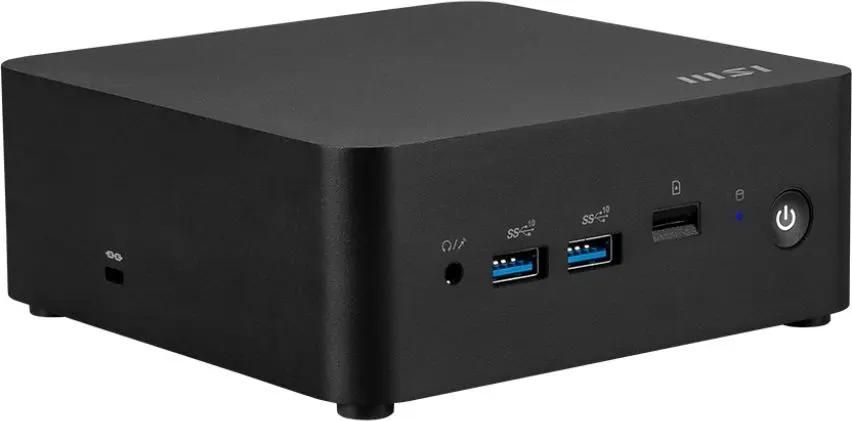   E2E4 Неттоп-платформа MSI Cubi NUC 1M-053BRU, Intel Core 3 100U 800 МГц 2xDDR5 SODIMM, 2x2.5 HDD/SSD, 2xM.2 SSD, WiFi, BT, черный (936-B0B111-081)