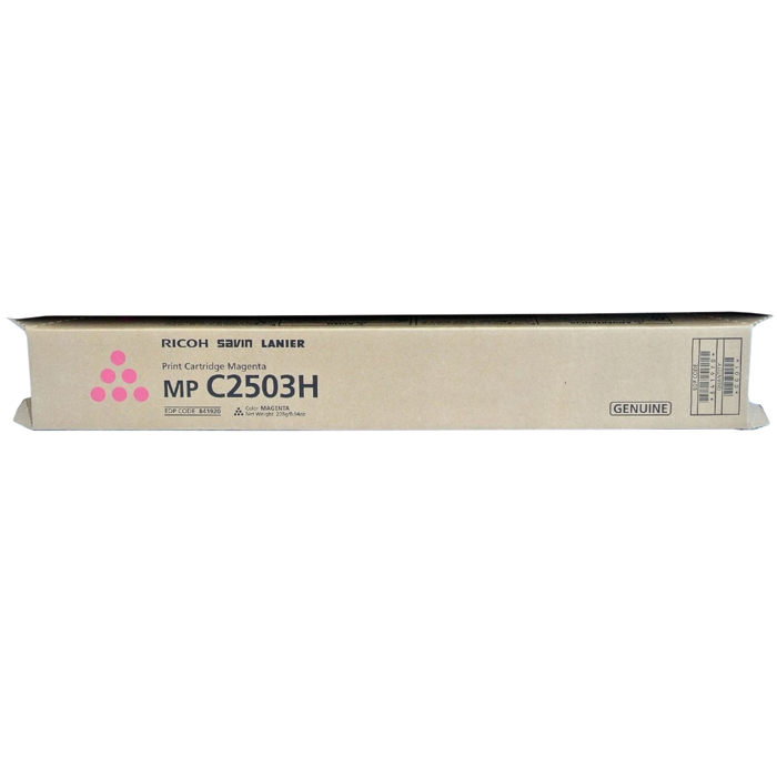 Картридж лазерный Ricoh MPC2503H M/841927, пурпурный, 9500 страниц, оригинальный для Ricoh Aficio-MPC2003 / MPC2503 / C2011