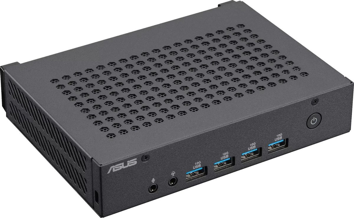   E2E4 Неттоп-платформа ASUS PN43-B-SN013MF, Intel N100 800 МГц 1xDDR4 SODIMM, 1xM.2 SSD, WiFi, BT, черный (90MR0172-M000D0)