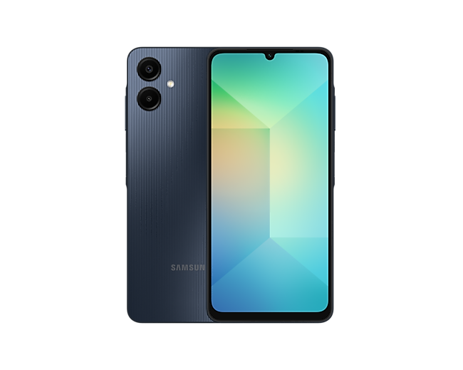 Смартфон Samsung Galaxy A06, 6.7 1600x720 PLS, MediaTek Helio G85, 4Gb RAM, 128Gb, 3G/4G, Wi-Fi, BT, 2xCam, 2-Sim, 5000 мА⋅ч, USB Type-C, Android 14, черный (SM-A065FZKGCAU)