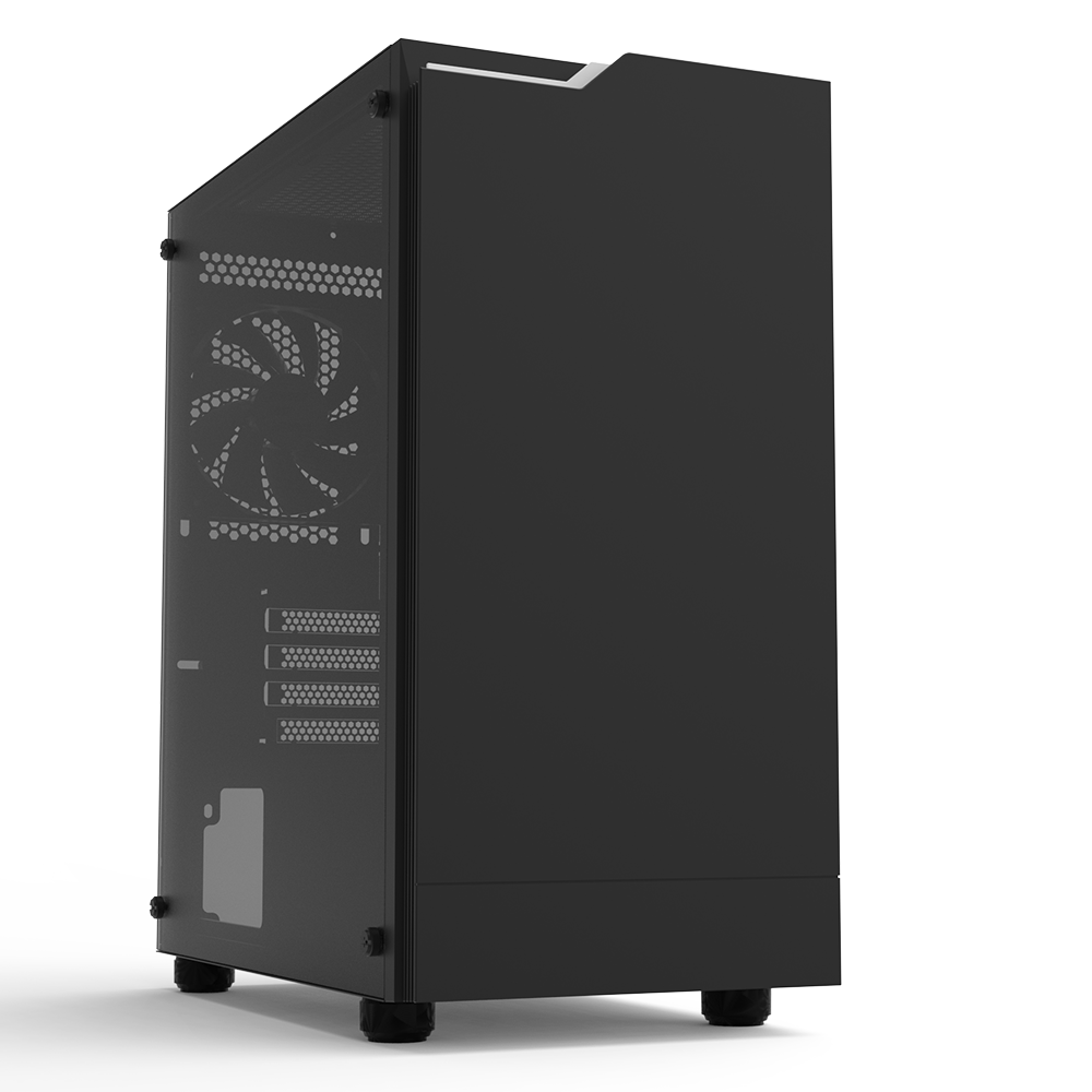 Корпус Zalman ZM-T4 Plus, mATX MiniTower, черный (без БП)