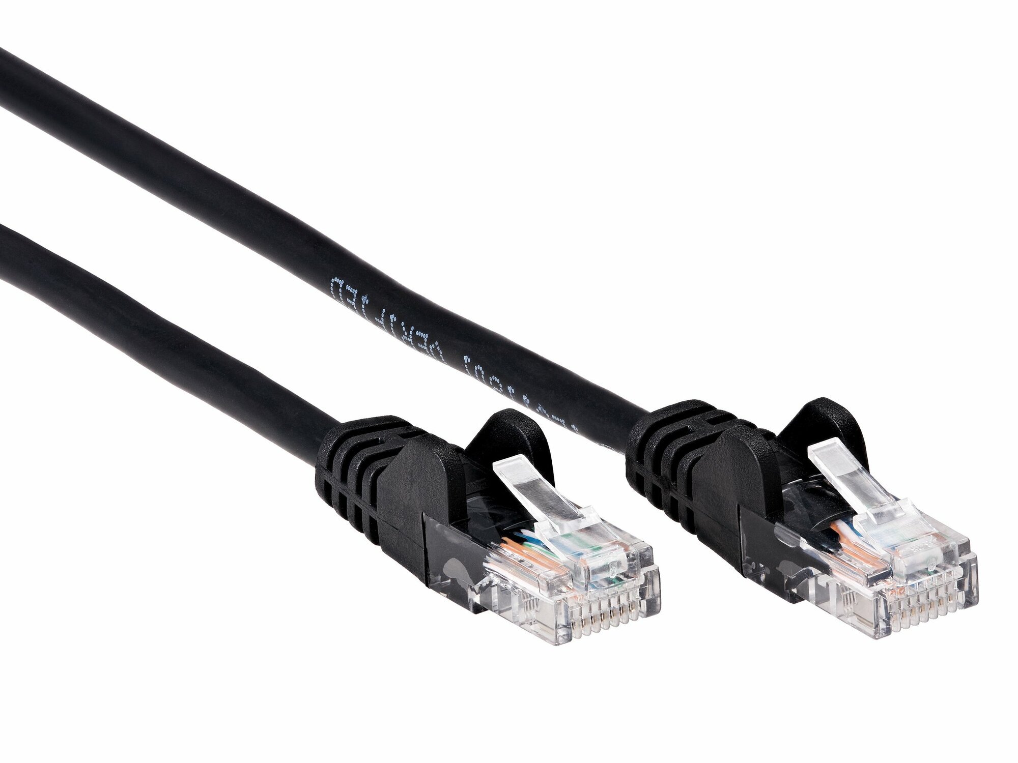 Патч-корд UTP кат.5e, 1 м, RJ45-RJ45, черный, iOpen ANP511 (ANP511_1M_BK)