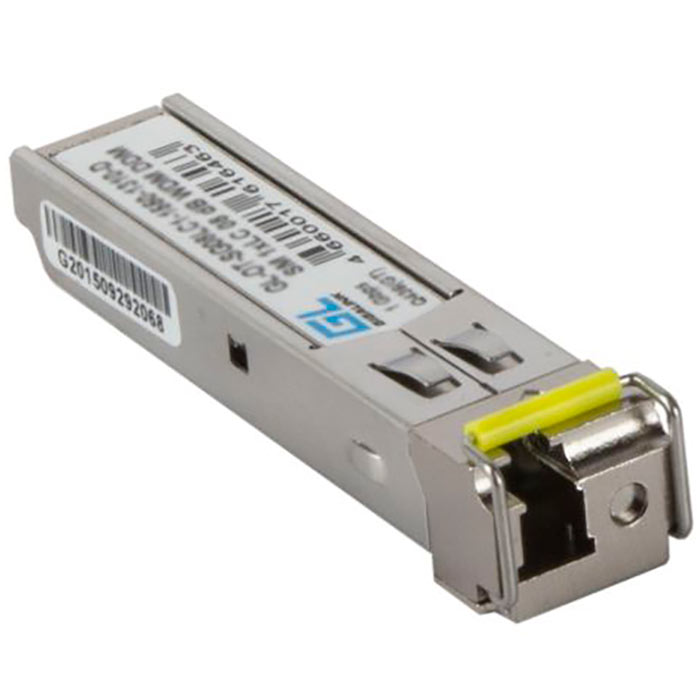 Модуль SFP Nikomax (Gigalink), 20 км, LC, Tx:1310 нм, Rx:1550 нм, 1 Гбит/с, SM, WDM (GL-OT-SG14LC1-1310-1550-I)